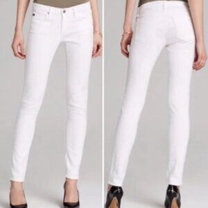 AG Jeans The Stilt Cigarette Leg - White - Size 29R